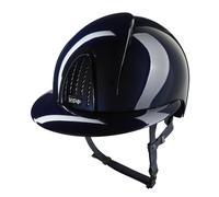 Riding helmet with polo visor KEP Smart Nova Metal Polish