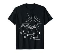 Riding in the Mountains Value Graphic T-Shirt