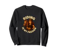 Riding is My Life I Love Horse Girl Riding Sports Sweatshirt
