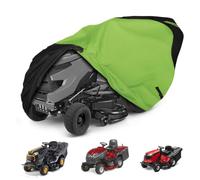 Riding Lawn Mower Cover for Decks up to 62" with Bagger Attachment Mower | 600D Oxford Cloth Riding Mower Cover with Windproof Buckle for Snow Rain Dust Hail Protection