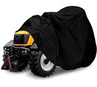 Riding Lawn Mower Cover, Waterproof Lawn Mower Cover, 210d Ox Pu Coating, Heavy Duty Rain Cover, Lawn Tractor Cover (Black S)