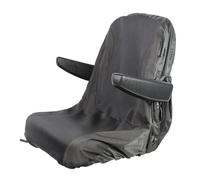 Riding Lawn Mower Seat Cover Tractor Seat Cover With 2 Storage Pockets Medium Black (M)