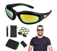 Riding Lens Sun Glasses, Cycling Running Goggles Polarized Driving Outdoor Sports Sunglasses For Men Women With 4-colour Lens Water Wind-resistant Glasses For Car Motorcycle Bicycle Fitness Activity