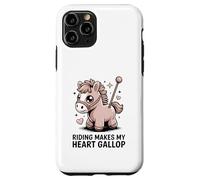 Riding Makes My Heart Gallop Cute Kawaii Pony Case for iPhone 11 Pro