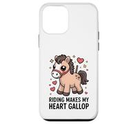 Riding Makes My Heart Gallop Cute Kawaii Pony Case for iPhone 12 mini