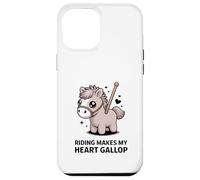 Riding Makes My Heart Gallop Cute Kawaii Pony Case for iPhone 12 Pro Max