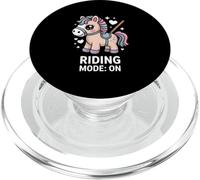 Riding Mode On Pastel Pony Hearts Equestrian PopSockets PopGrip for MagSafe