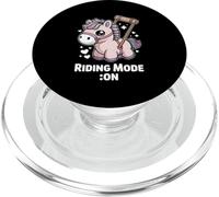 Riding Mode On Pastel Pony Hearts Equestrian PopSockets PopGrip for MagSafe