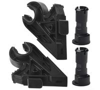 Riding Mower Hood Hinge Kit with Plastic Pivot Pin and Bracket Set, Lawn Tractor Bonnet Pivot Pin Replacement for XT1-LT42 Parts, Garden Tractor Deck Latch