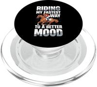 Riding My Fastest Way To A Better Mood PopSockets PopGrip for MagSafe