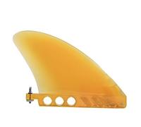 Riding not Hiding 4.6 inch River Fin For Paddleboard - Orange Flexible Plastic For Paddleing in Shallow Water