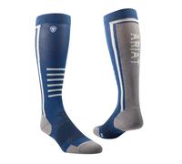 Riding socks Ariat TEK Slimline Performance Bleu TU