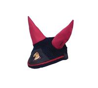 Little Rider Riding Star Collection Fly Veil for Ponies Navy/Burgundy - Pony/Cob