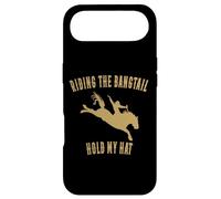 Riding the Bangtail Hold My Hat Rodeo Bronc Rider Case for iPhone Air