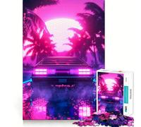 Riding The Sunset Jigsaw Puzzle 1000 Piece for Adults Think Smart Toy Family Joy Accurate Cut Fine Art Piece (38x26cm)