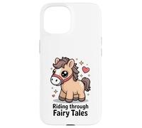 Riding Through Fairy Tales Cute Kawaii Pony Case for iPhone 15