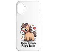 Riding Through Fairy Tales Cute Kawaii Pony Case for iPhone 16 Plus