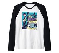 Riding to Nowhere Anime Manga Japanese Biker Art Raglan Baseball Tee
