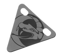 Riding Warning Reflector Magnetic Triangle Plate for Bike Bag
