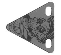Riding Warning Reflector Magnetic Triangle Plate for Commuters | Reflective Material, Built in Magnet Block, Quick Attachment, Luggage Identification and Stroller Use
