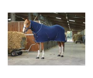 RIDING WORLD combo polar fleece blanket navy blue-light blue 125