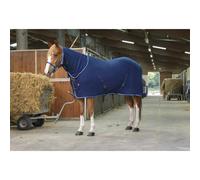 RIDING WORLD combo polar fleece blanket navy blue-light blue 135