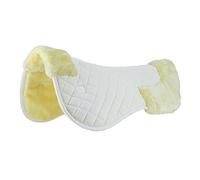 Riding World Horse Riding Faux Sheepskin Quilted Support Padded Soft Back Pad