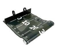 RidingRush Bump Board Fishing Ruler, 120cm x 30cm Fish Measuring Board with Bump Plate, Waterproof Roll-Up Fish Measuring Mat for Boat, Kayak, Lake & Shore Fishing