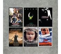 Ridley Scott Movies and Film Poster Print Packs - 6 POSTERS, Size A4