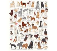 Ridley's Games JIG056 Dog Lovers Jigsaw Puzzle, White, 1000 Piece