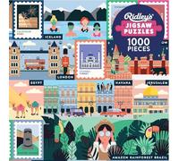 Ridley's JIG060 Jigsaw Puzzle, 50 awe-Inspiring Travel Destinations, 1000
