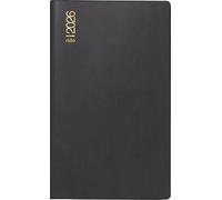 rido/idé 7046892906 | Taschenkalender Mod. M-Planer 2026 | A6, Kunststoff, schwarz