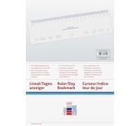 Rido/idé 7065732 Plastic Ruler for A5 Ring File/Timer/Timing 1