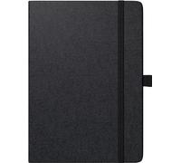 rido/idé Book Calendar Model Conform (2025), 1 Page = 1 Day, A4, 384 Pages, Baladek Cover, Black