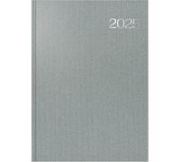 rido/idé Book calendar model Conform (2025), 1 page = 1 day, A4, 384 pages, plastic cover, Visicron metallic, silver
