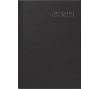 rido/idé Book Calendar Model Futura 2 (2025), 2 Pages = 1 W 5, 176 Pages, Balacron Cover, Black