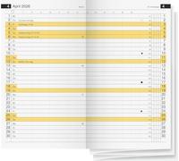 rido/idé Monthly Replacement Calendar Model Mini Planner D 15 '26 | 87 x 153 mm