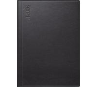 rido/idé Pocket Calendar Mod. perfect/Technik I '26 | A6, Faux Leather, Black