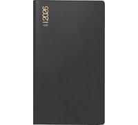 rido/idé Pocket Calendar Mod. TM 12 '26 | A6, Plastic, Black