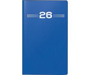 rido/idé Pocket Calendar Model M Planner 2026 | A6, Plastic, Blue