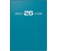 rido/idé Pocket Calendar Model Perfect/Technik I '26 | A6, Plastic, Petrol