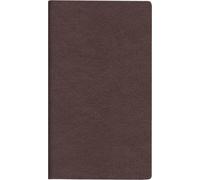 rido/idé Pocket Calendar Model Pocket Planner Int. (2025), 2 Pages = 1 Week, A6, 144 Pages, Leather Cover, Wine Red