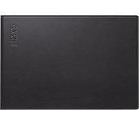 rido/idé Pocket Diary Model Septimus (2025), 2 Pages = 1 Week, A6 Landscape, 128 Pages, Faux Leather Cover, Gratello, Black