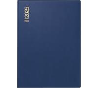 rido/idé Pocket Diary Model Technik II (2025), 1 Page = 2 Days, A6, 304 Pages, Plastic Cover, Blue
