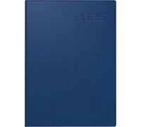 rido/idé Pocket Diary Model Technik III (2025), 1 Page = 1 Day, A6, 384 Pages, Faux Leather Cover, Dark Blue