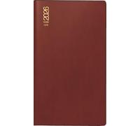 rido/idé Pocket Diary Model TM 15 '26 | A6, Plastic, Bordeaux
