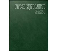 rido/idé Weekly calendar model magnum 2024 2 pages = 1 week sheet size 18.3 x 24 cm dark green Date Book