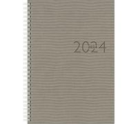 rido/idé Weekly calendar model studioplan int. 2024 2 pages = 1 week sheet size 16.8 x 24 cm grey