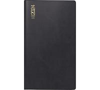 rido/idé Weekly calendar model TM 15 2024, 1 page = 1 week, Date Book, sheet size 8.7 x 15.3 cm, black
