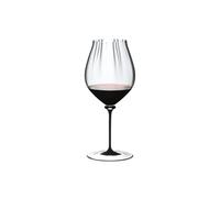 Riedel 4884/67 D Fatto A Mano Performance Pinot Noir Wine Glass, 29 oz, Clear, Black Stem